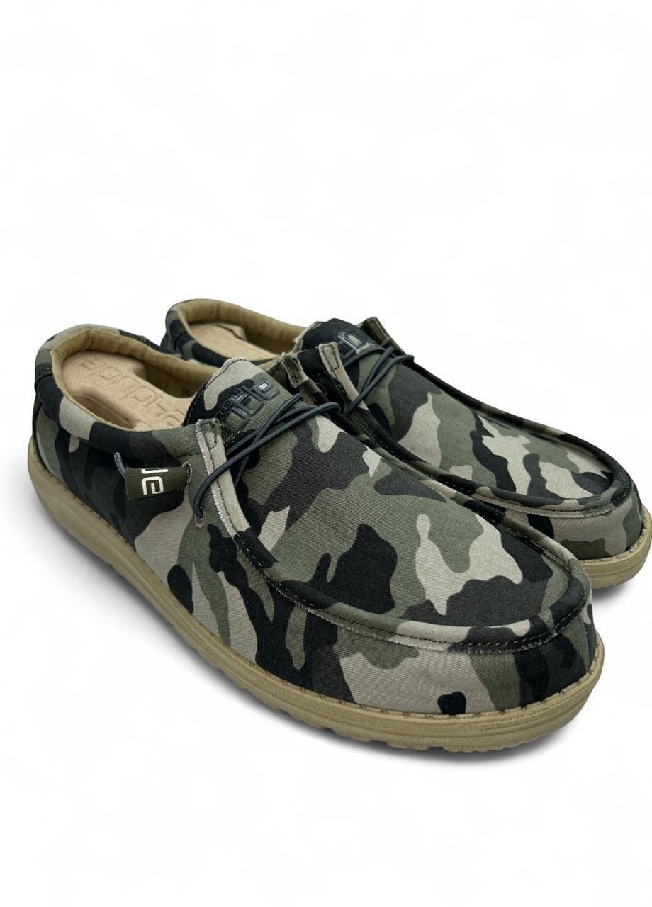 Мокасини чоловічі Hey Dude Wally 110067003 р. 44 28,7 см Камуфляж (2776909462) - фото 1