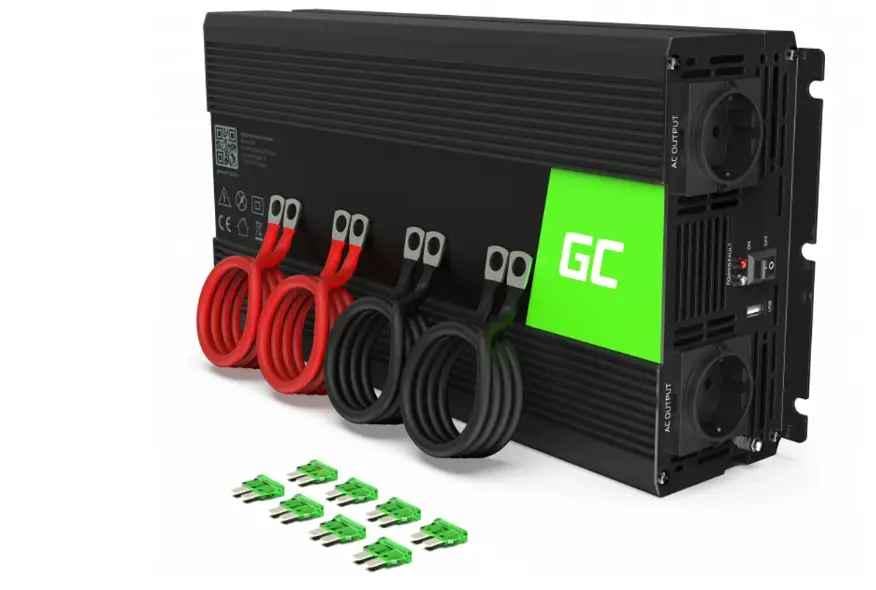 Преобразователь Green Cell DC-AC INV20 24V/230V 2000/4000W (INV20_tehnNM)