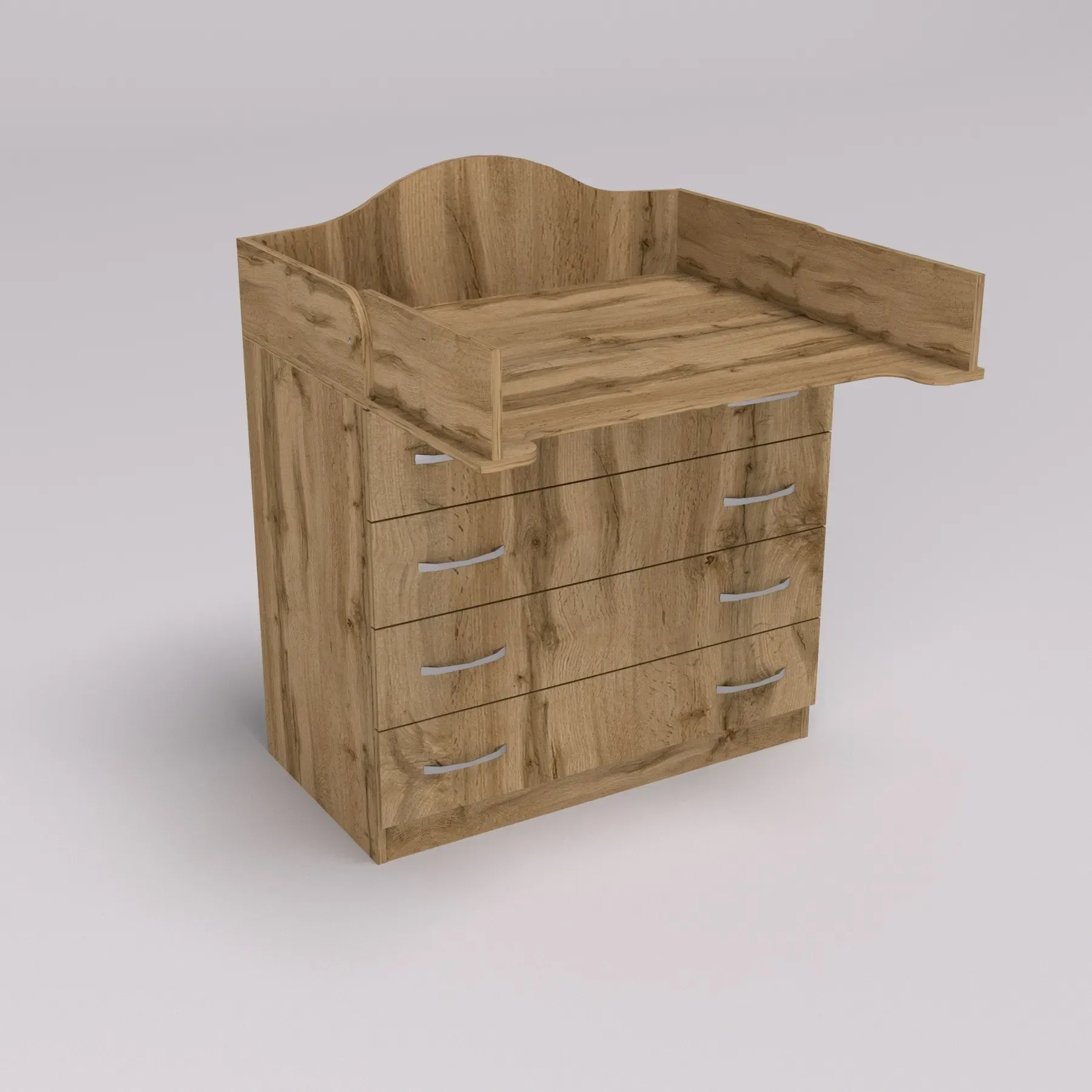 Комод пеленальний Kontinent №1 зі знімними бортиками 86,4х46,5х102 см Дуб Аппалачі (52547164) - фото 1 Комод пеленальний Kontinent №1 зі знімними бортиками 86,4х46,5х102 см Дуб Аппалачі (52547164) - фото 1