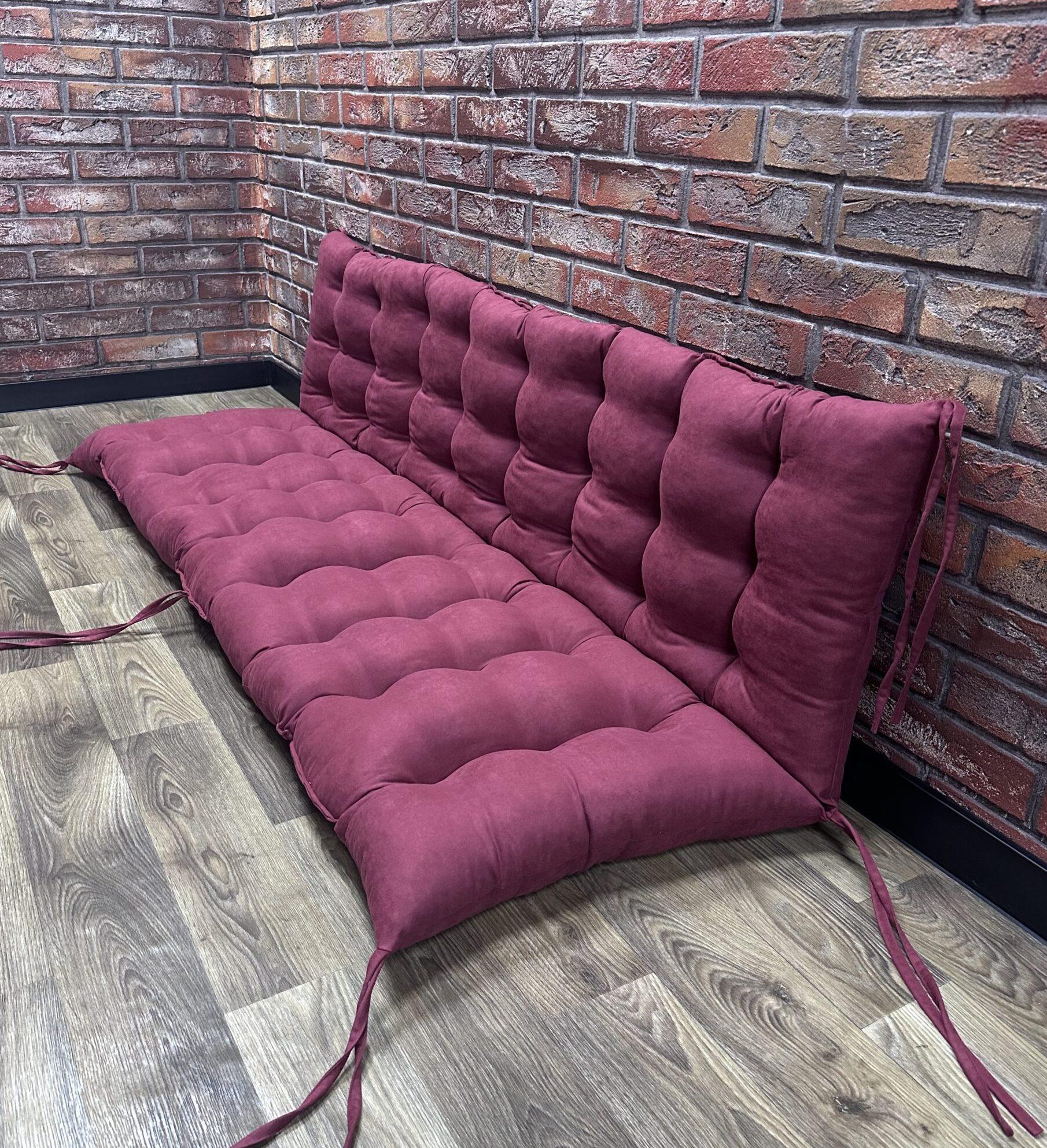 Подушка Сomfort Home на поддоны/качели/каркасы/садовую мебель замшевая 100х50х50 см
