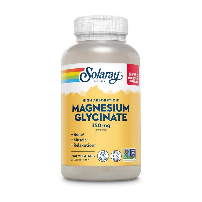 Магний Solaray Magnesium Glycinate 350 мг 240 капс. (21671-01)