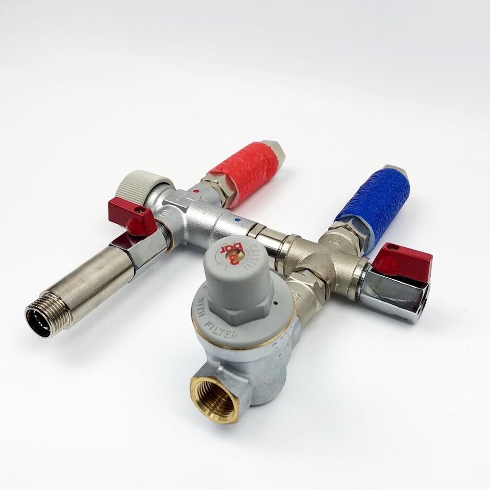 Смеситель-термостат для бойлера KVANT 8TR CROSS Boiler Series с редуктором 1/2" (3434878) Смеситель-термостат для бойлера KVANT 8TR CROSS Boiler Series с редуктором 1/2" (3434878)