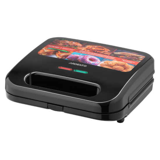 Мультимейкер ARDESTO SM-H400S с антипригарным покрытием Черный (GR-04400)