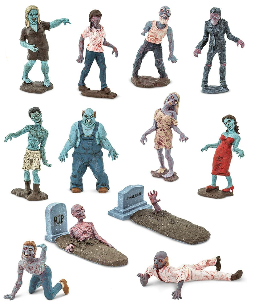Набор фигурок Safari Ltd Зомби в тубусе (23333494)