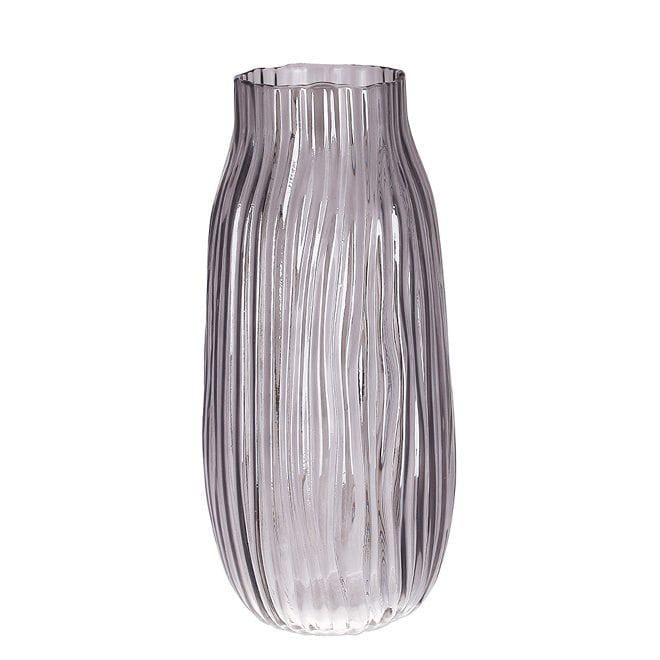 Ваза стеклянная Flora Harmony 31 см Серый (DR017512)