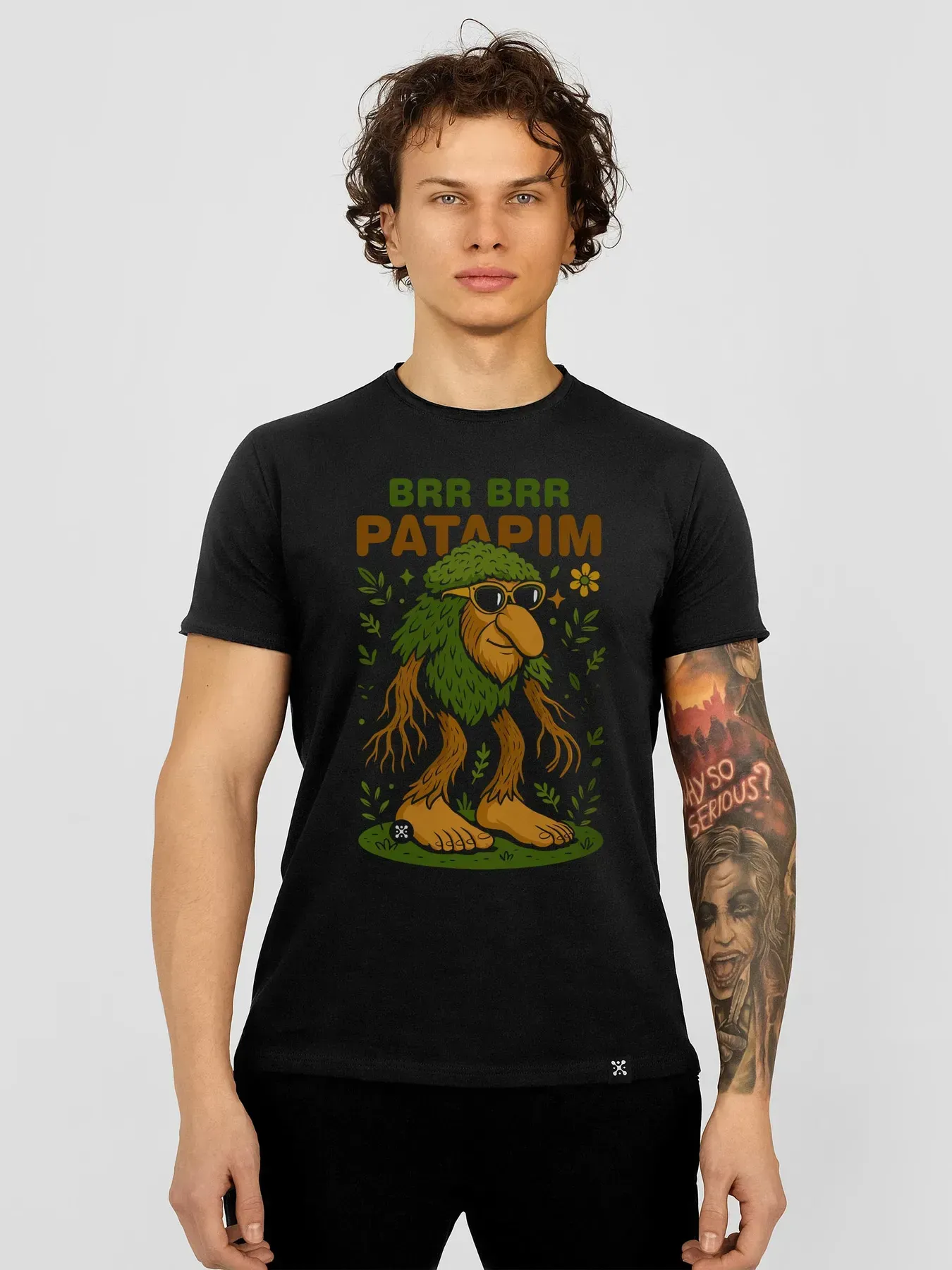 Футболка мужская Brr brr Patapim XL Черный (27040174)