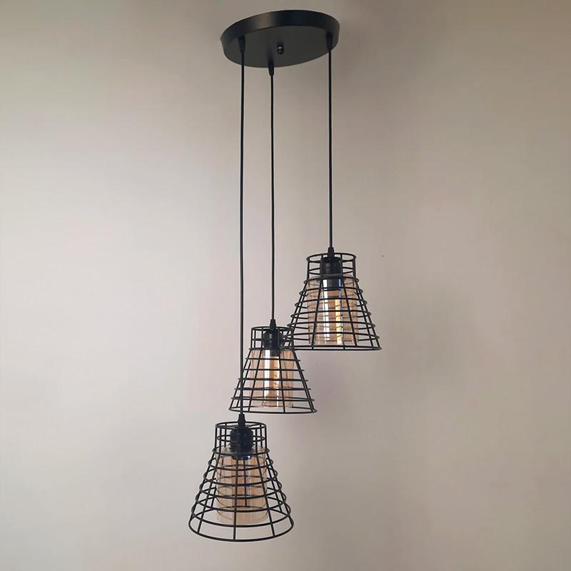 Люстра подвесная Light House NM-17045/3 Черный