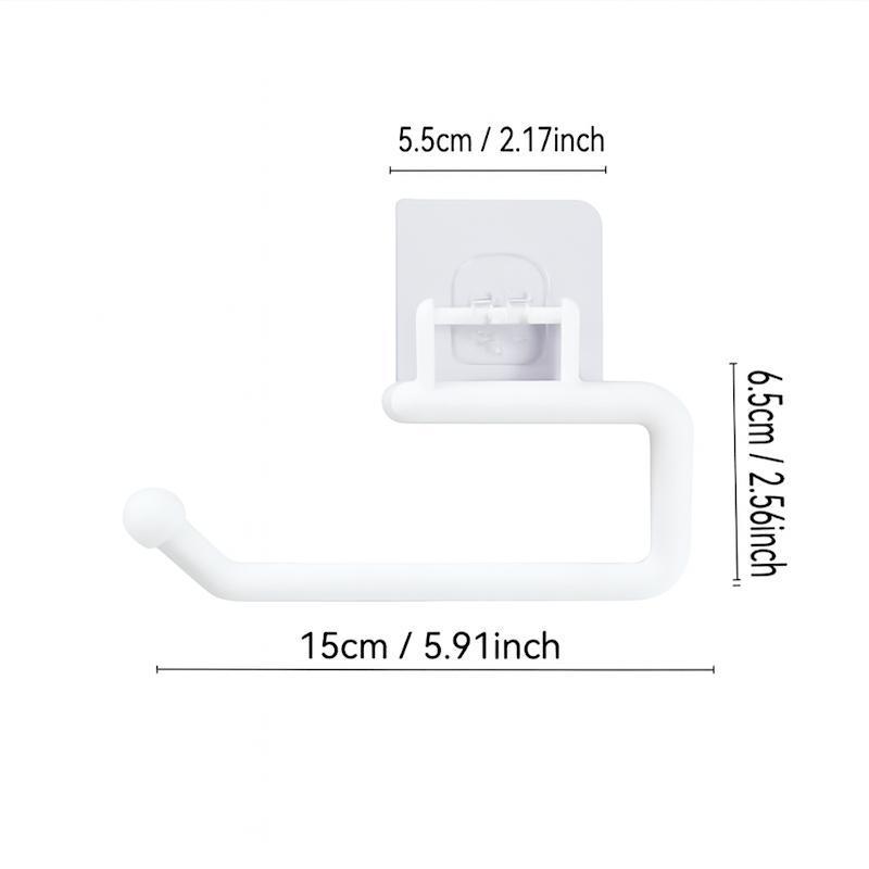 Держатель для туалетной бумаги настенный пластиковый Белый (2789190711) - фото 10 Держатель для туалетной бумаги настенный пластиковый Белый (2789190711) - фото 10