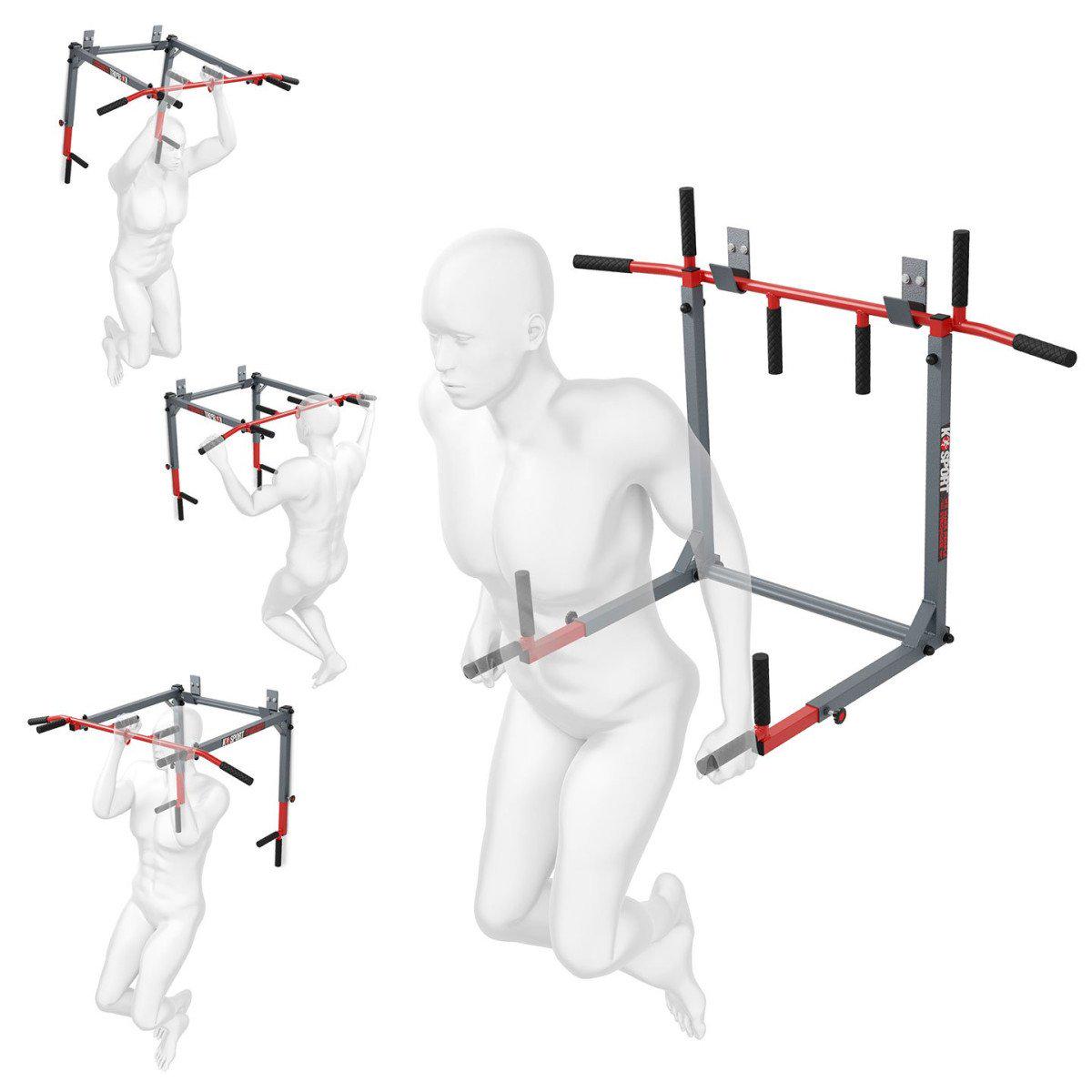 Турник для подтягиваний K-SPORT KSSL081 2в1 с брусками для отжиманий (396740) - фото 2 Турник для подтягиваний K-SPORT KSSL081 2в1 с брусками для отжиманий (396740) - фото 2