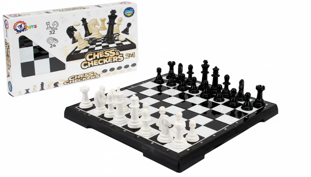 Набір настільних ігор ТехноК шашки та шахи (9079)