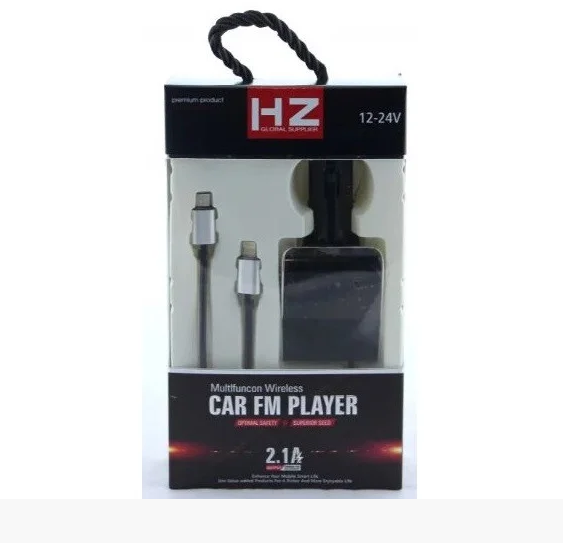 FM трансмітер HZ H22 Bluetooth Black (e7f60723) - фото 3