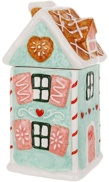 Банка для солодощів зефірно-пряничний будиночок 1000 мл Тіффані