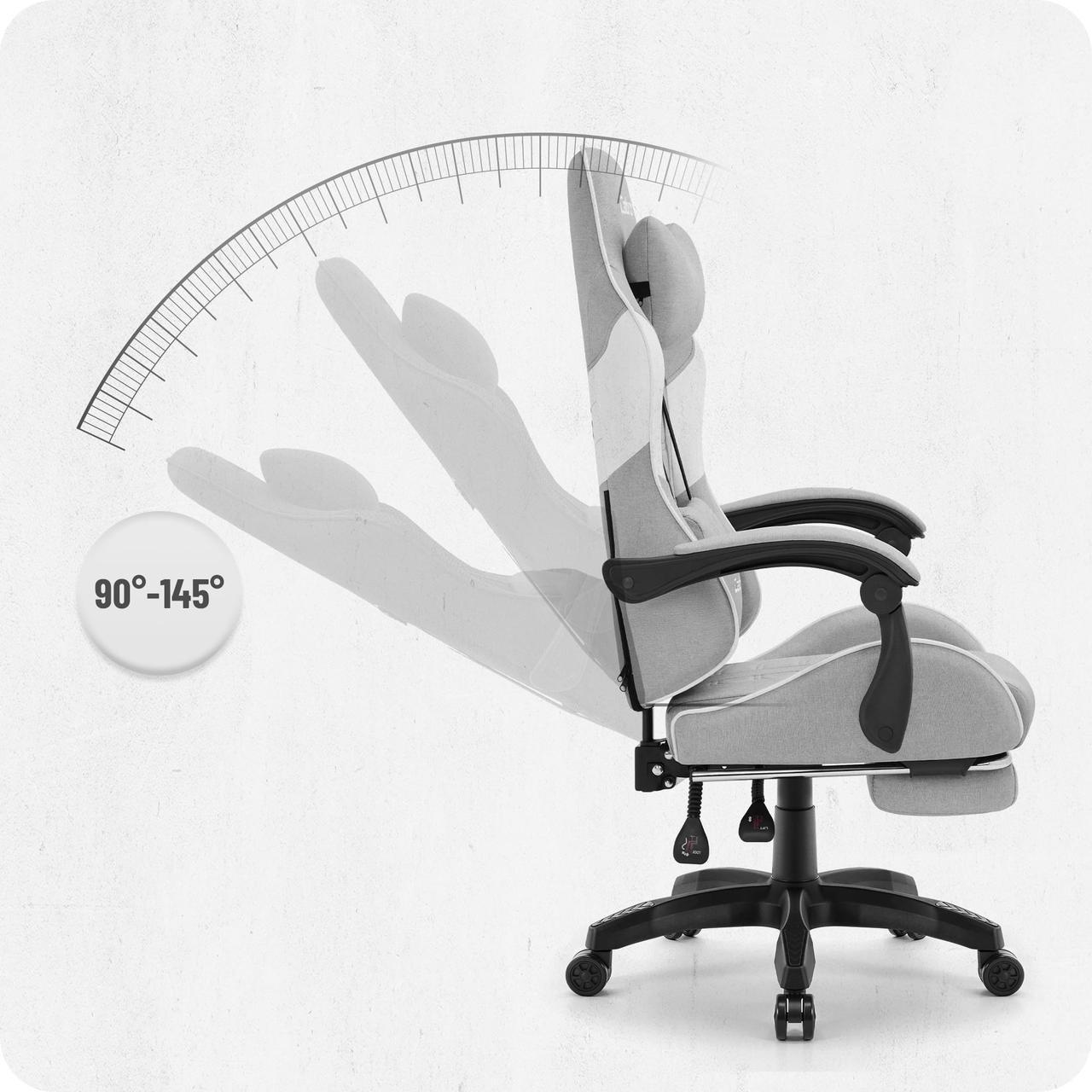 Геймерське крісло Cabro C501 тканина Grey (5907196010613) - фото 8 Геймерське крісло Cabro C501 тканина Grey (5907196010613) - фото 8