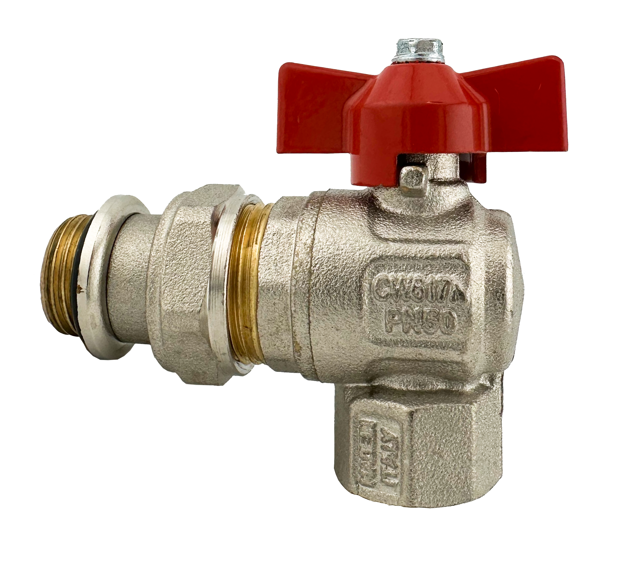 Кран кульовий ITAP IDEAL 298S з американкою кутовий 1/2" ВЗ (2980012S)