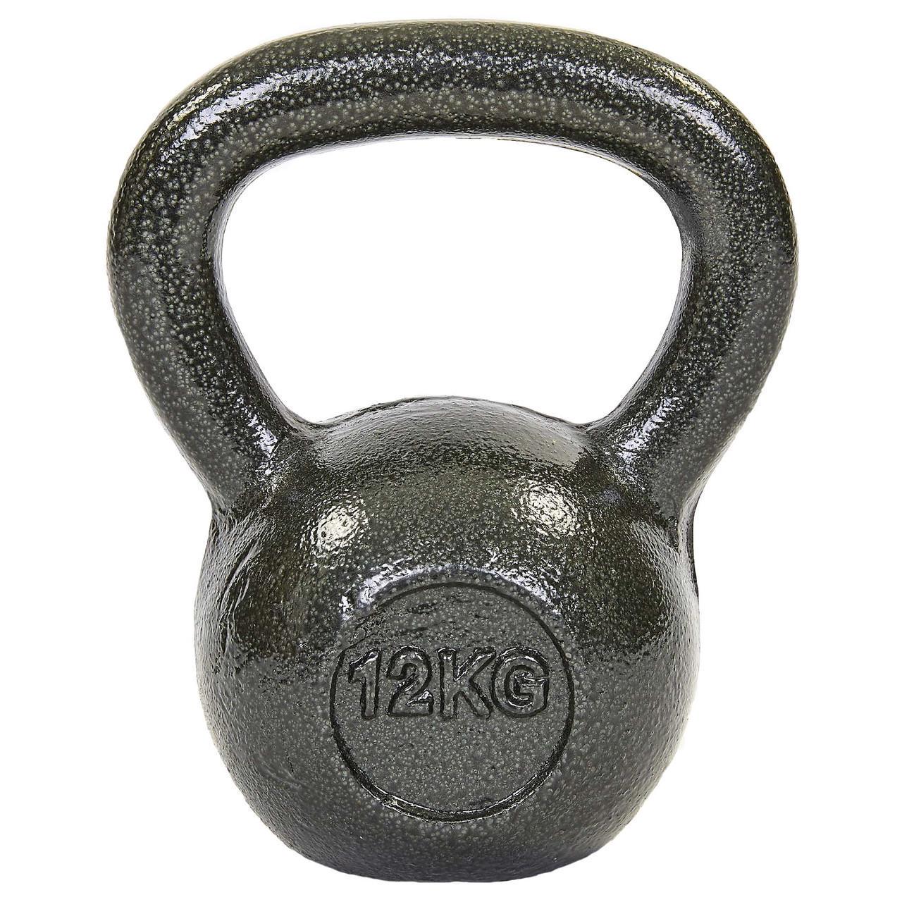 Гиря тренировочная цельная SP-Sport TA-1815-12P чугунная окрашенная 12 кг (2686317027)