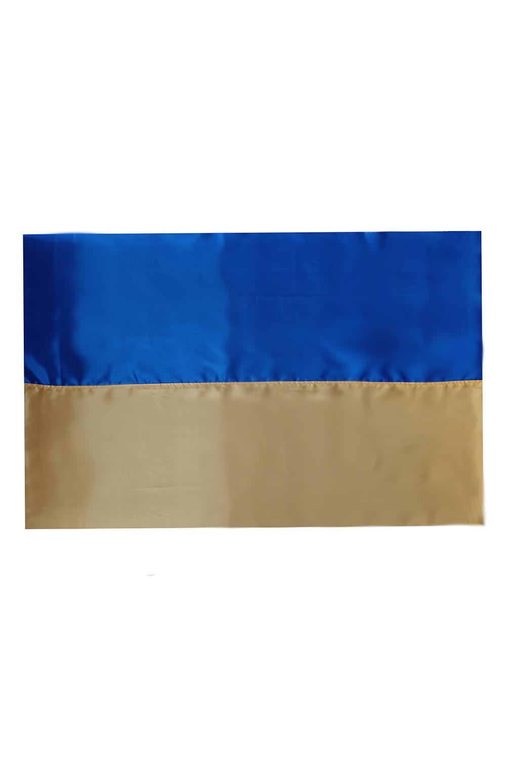 Флаг Украины из атласа 90х140 см Желто-синий (40107-1) Флаг Украины из атласа 90х140 см Желто-синий (40107-1)