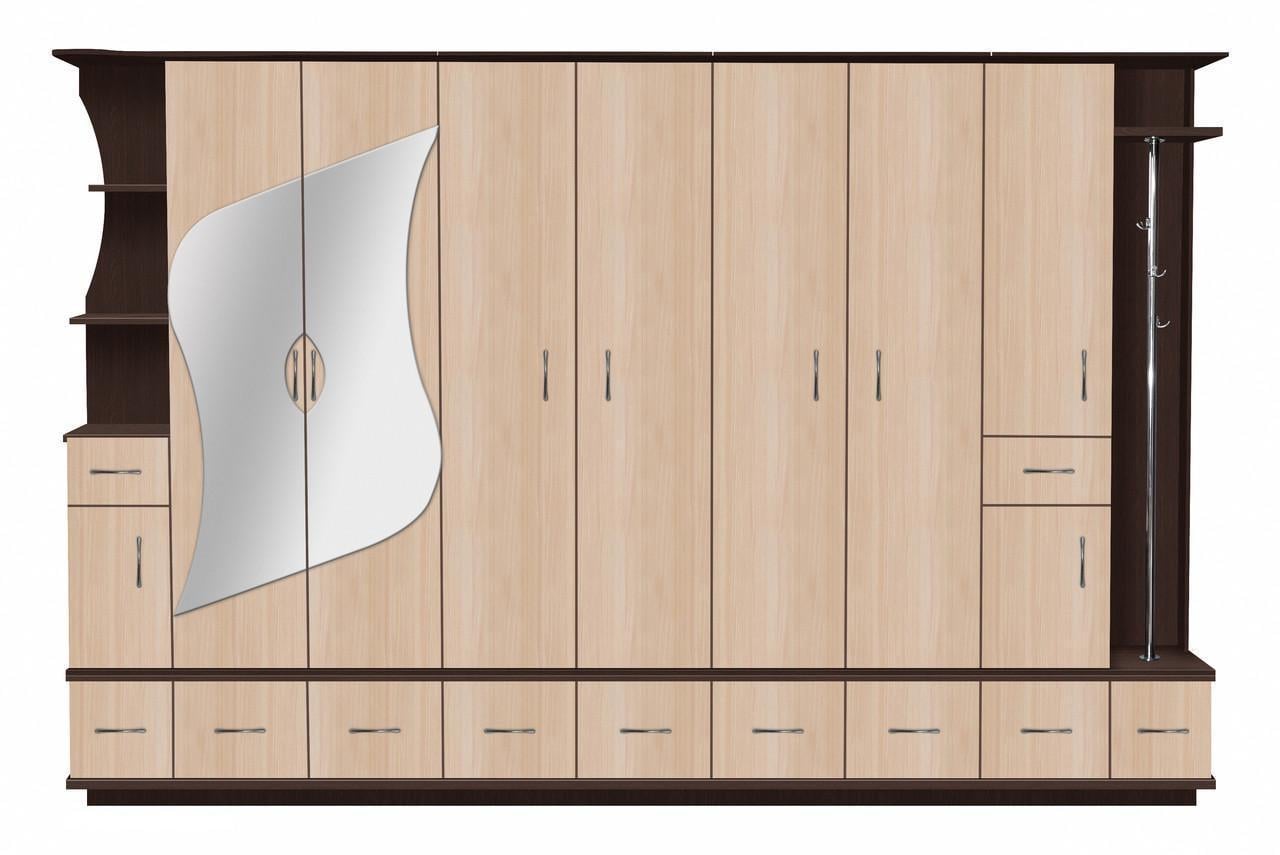 Прихожая МАКСИ-МЕбель Рекса плюс Венге магия/Дуб сонома (11569)