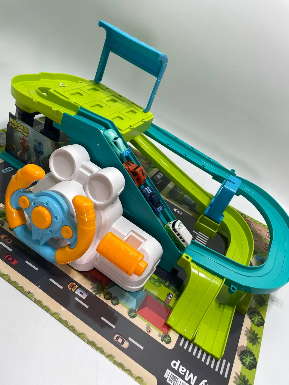 Трек песни на английском языке звуки транспорта руль автомат/механический подъемник 4 машинки в коробке (T 917 A) - фото 11 Трек песни на английском языке звуки транспорта руль автомат/механический подъемник 4 машинки в коробке (T 917 A) - фото 11