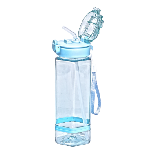 Бутылка для воды Running с ремешком 760 мл Голубой (HP-14-48LBL) - фото 3