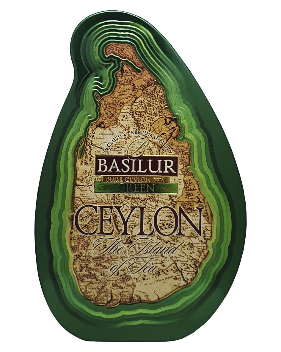 Чай зеленый Basilur Остров Цейлон Зеленый в металлической банке (54909) Чай зеленый Basilur Остров Цейлон Зеленый в металлической банке (54909)