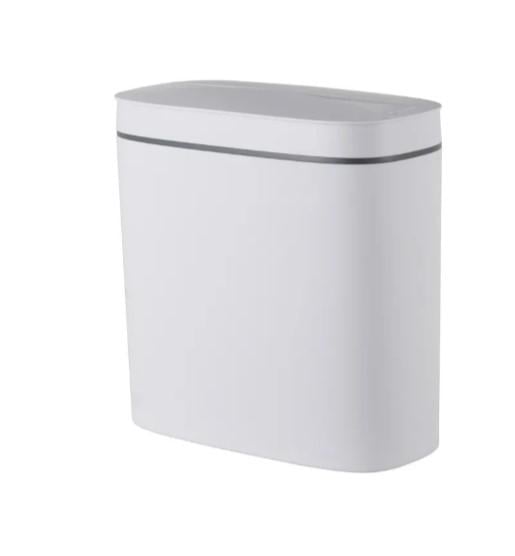 Відро для сміття MIXXUS Flat-TC0109 сенсорне овальне 9 л Білий (MI7074)