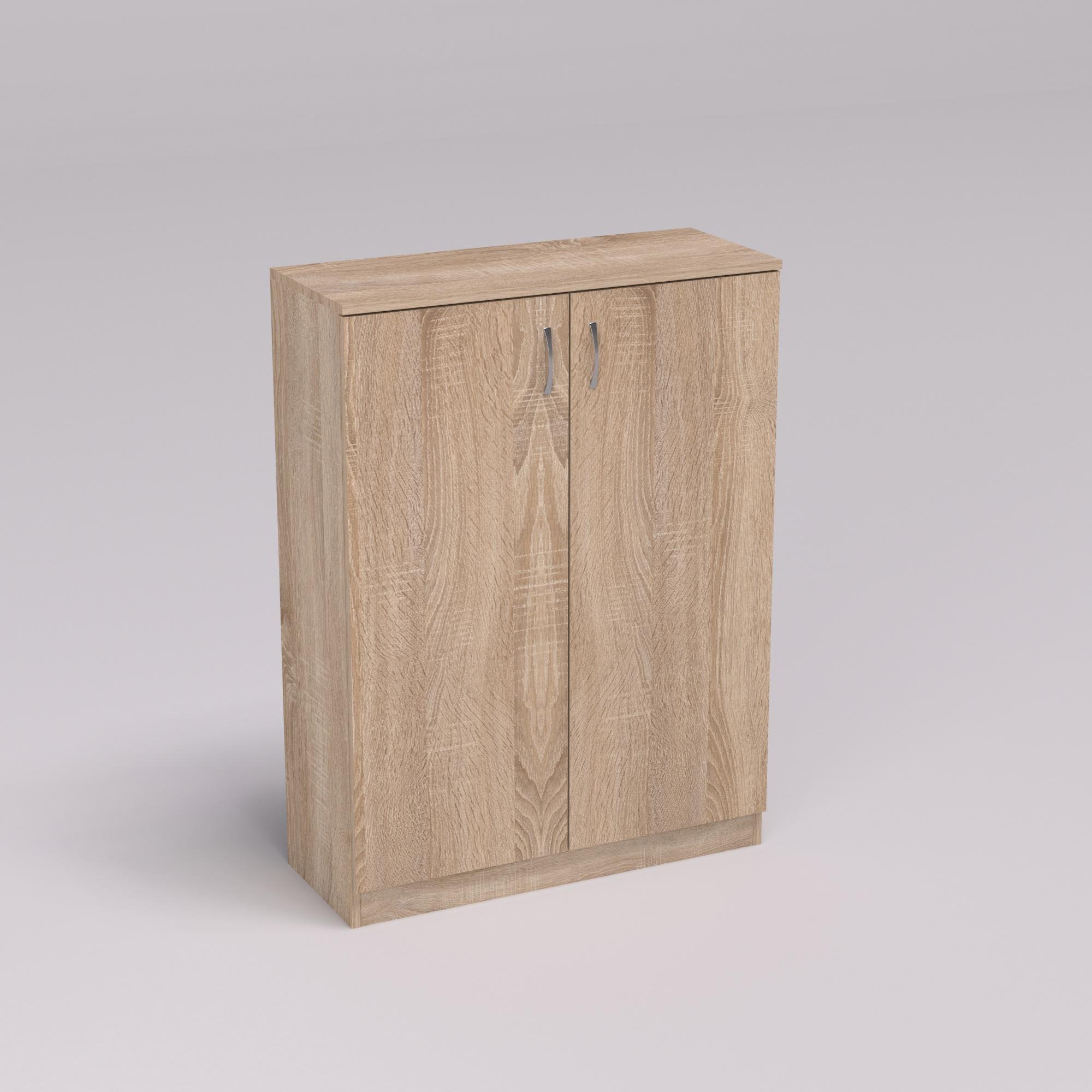 Шкаф офисный ОСМ-2 800/320/1080 мм Дуб Сонома (12767)