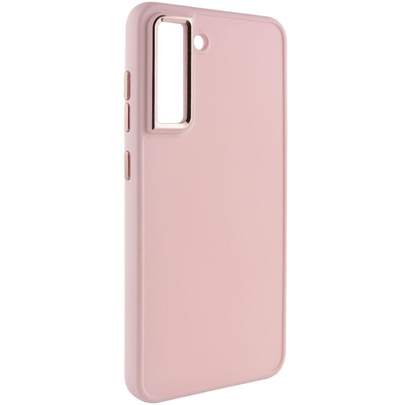 Противоударный TPU чехол Bonbon Metal Style для Samsung Galaxy S24+ Розовый / Light pink