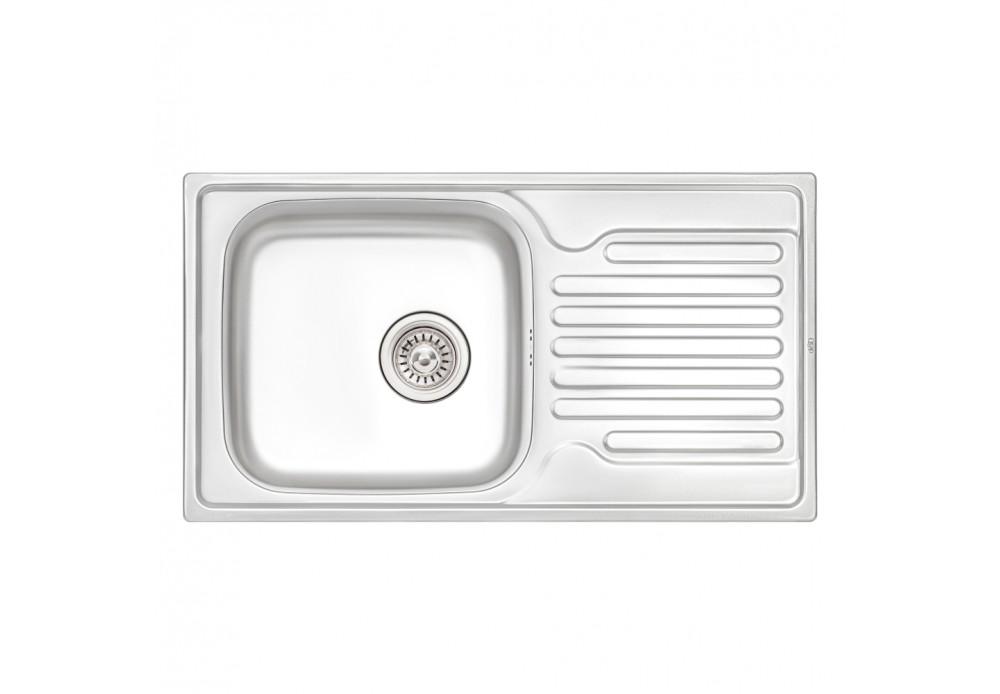 Кухонна мийка Q-tap 7843 0,8 мм Satin (QT7843SAT08)