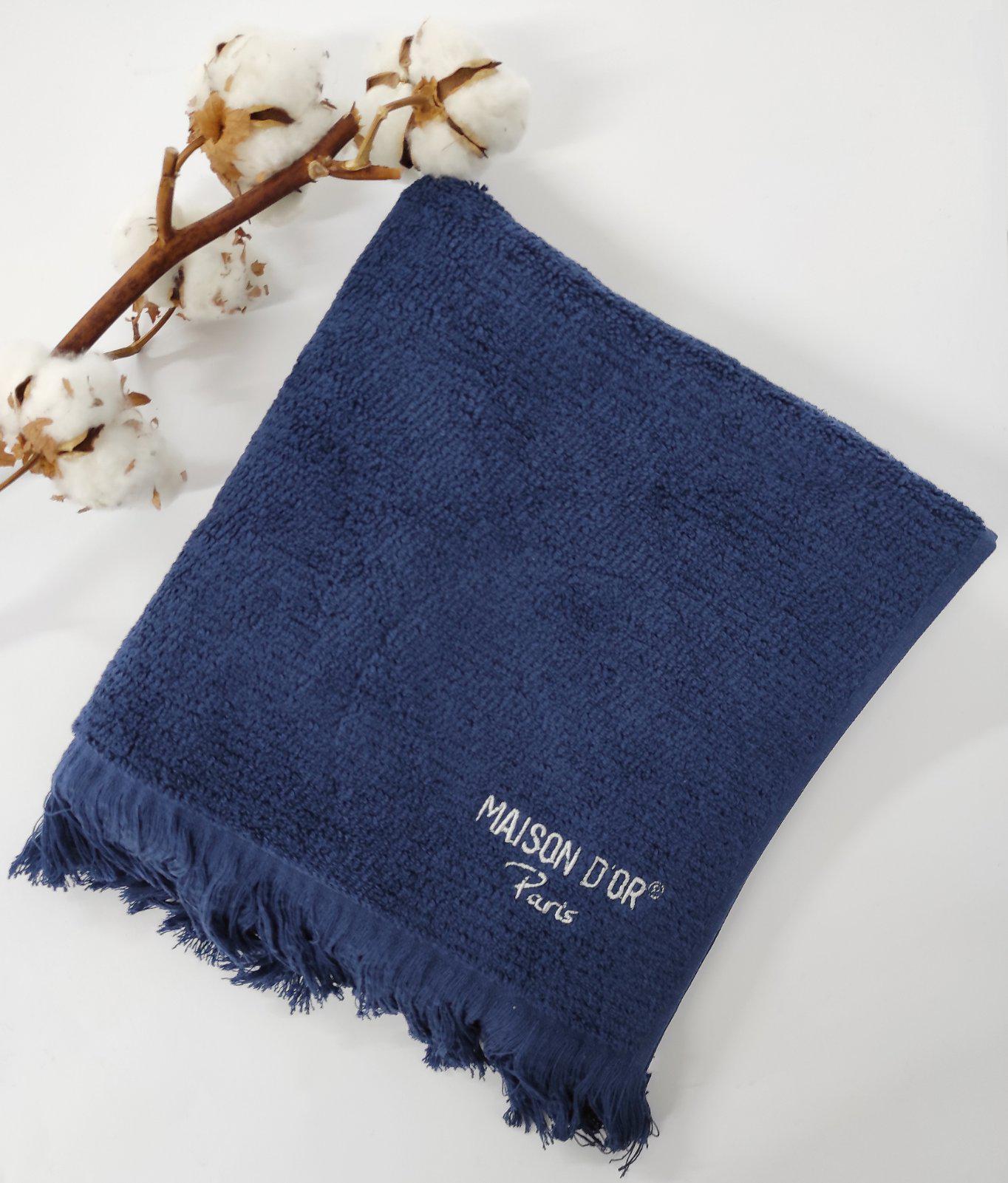 Рушник Maison D'or Marcel 85x150 Navy (CN6069) - фото 1 Рушник Maison D'or Marcel 85x150 Navy (CN6069) - фото 1