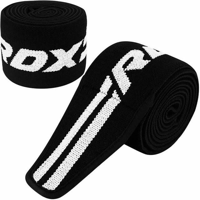 Бинти на коліна RDX K2 GYM Knee Wrap Black (WAH-K2B) - фото 2