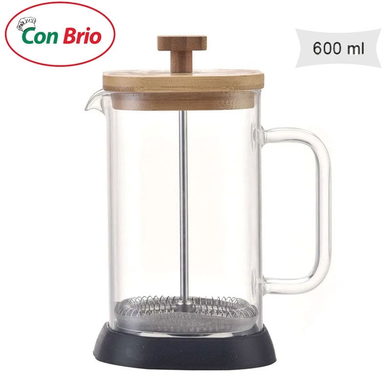 Заварник Con Brio CB-6660W френч-прес 600 мл (26202666) - фото 3 Заварник Con Brio CB-6660W френч-прес 600 мл (26202666) - фото 3