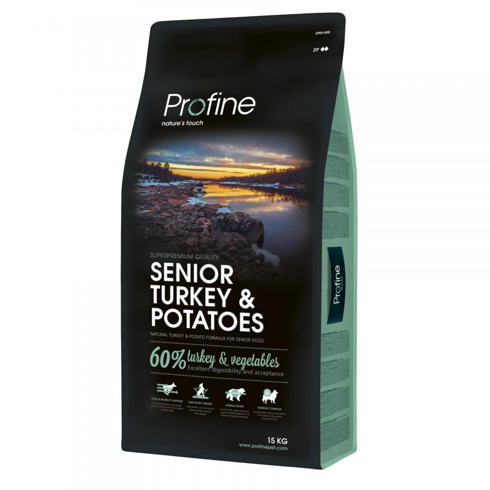 Корм сухой Profine Senior Turkey для пожилых собак с индейкой и картофелем 15 кг (8595602517497)