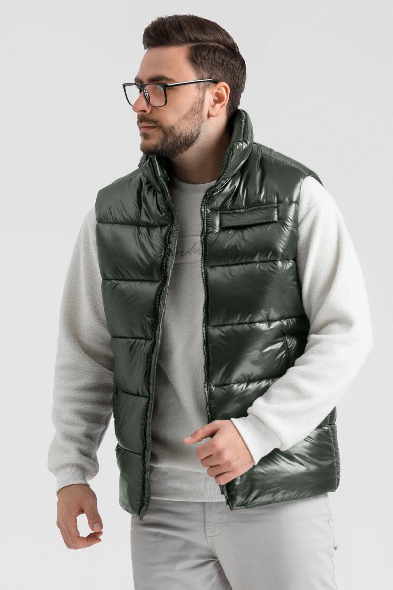 Жилет чоловічий зимовий Gilet XXL Зелений (X-046) - фото 3