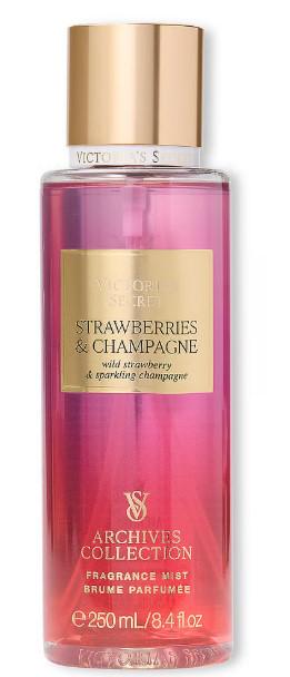 Спрей для тела парфюмированный Victoria's Secret Strawberries & Champagne Mist 250 мл Спрей для тела парфюмированный Victoria's Secret Strawberries & Champagne Mist 250 мл