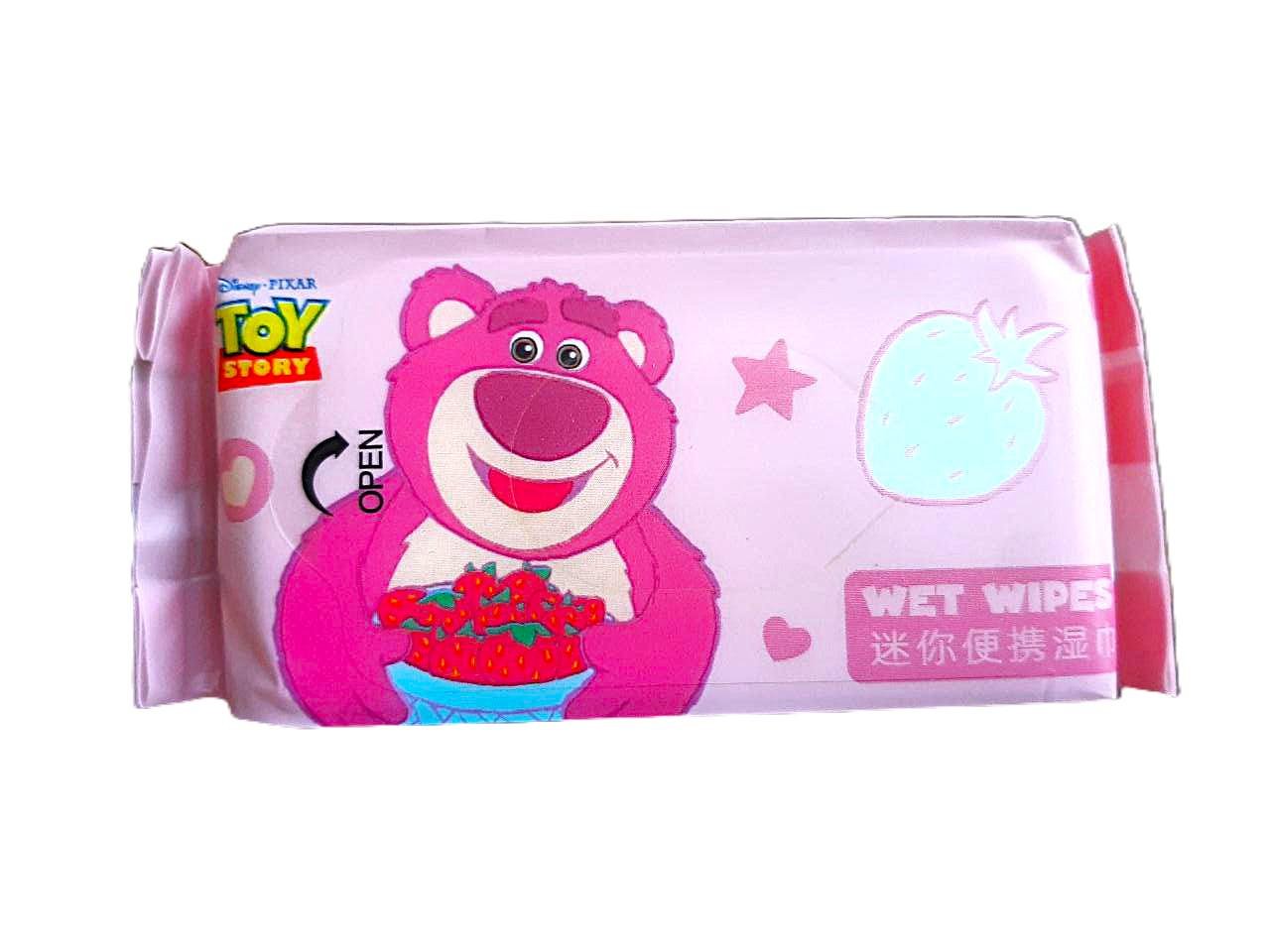 Салфетки влажные мини Лотсо История Игрушек Дисней без спирта и запаха 8 шт. (0616)