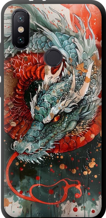 Чехол на Xiaomi Mi A2 Стихия огня (6101b-1481-42517)