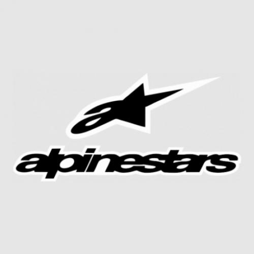 Стикер Alpinestar Logo 35x16,7 см Белый с черным (21557166)