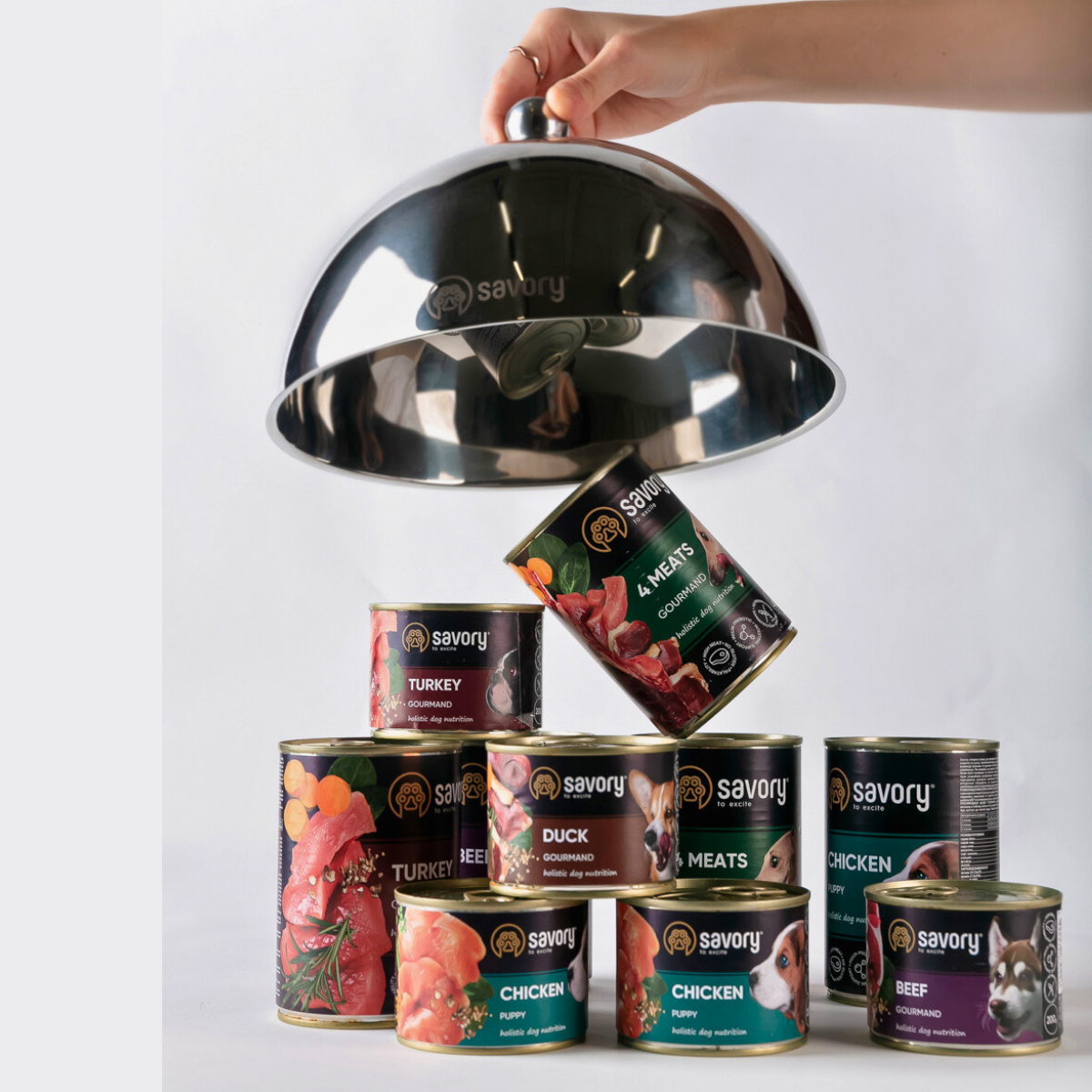 Корм влажный для щенков Savory паштет с курицей и кроликом для всех пород 400 г х 5+1 шт. (29747909) - фото 5 Корм влажный для щенков Savory паштет с курицей и кроликом для всех пород 400 г х 5+1 шт. (29747909) - фото 5