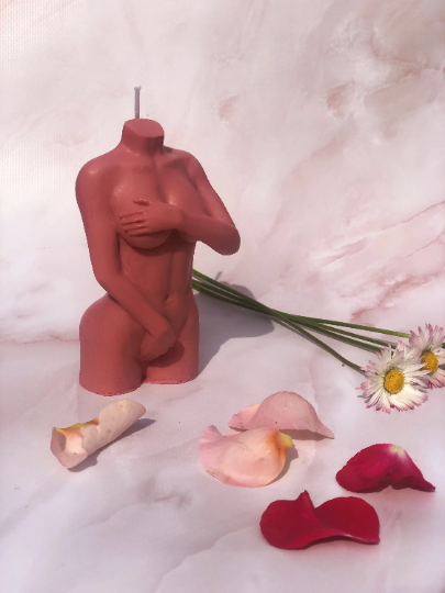 Молд для свічок Жінка, що прикриває тіло 12 см (15420046) - фото 3