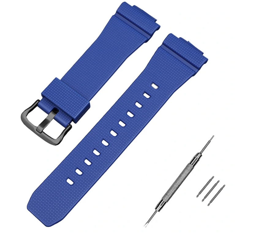 Ремінець для Casio G-Shock GM-2100 B Blue BK (3802)