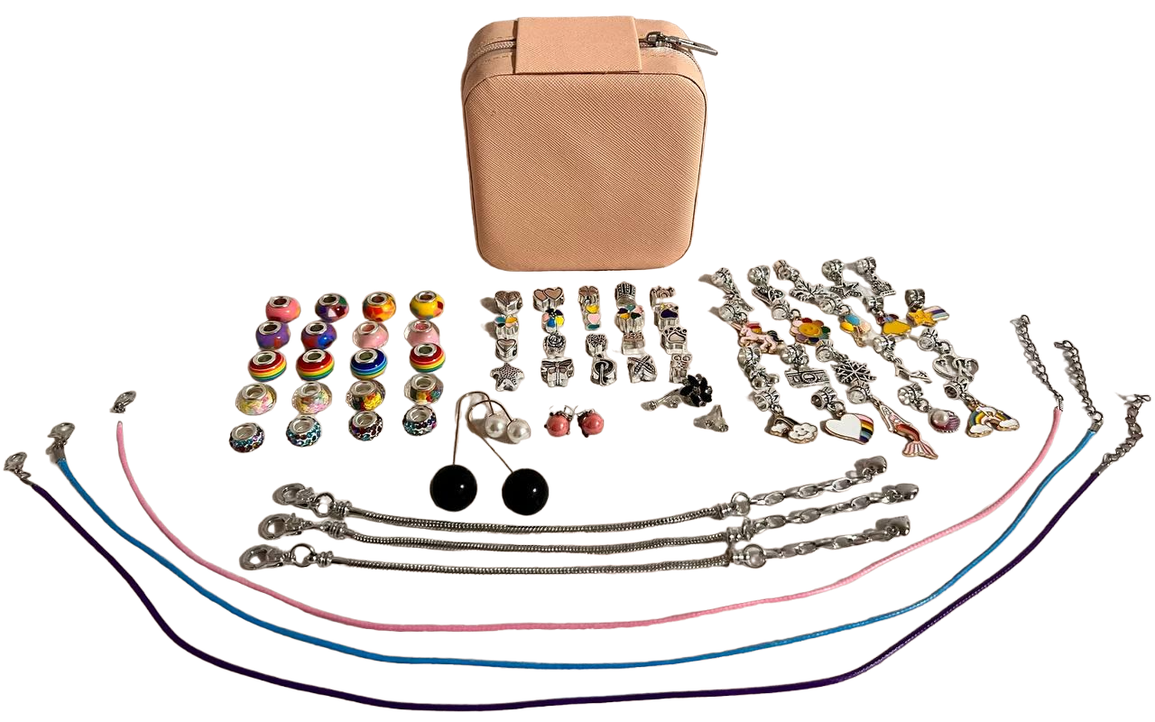 Набір для створення прикрас у скарбничці з основами для браслетів (12965)