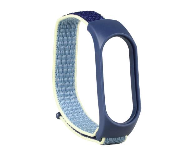 Ремешок Nylon для Xiaomi Mi Band 5/6 Blue/Yellow Ремешок Nylon для Xiaomi Mi Band 5/6 Blue/Yellow