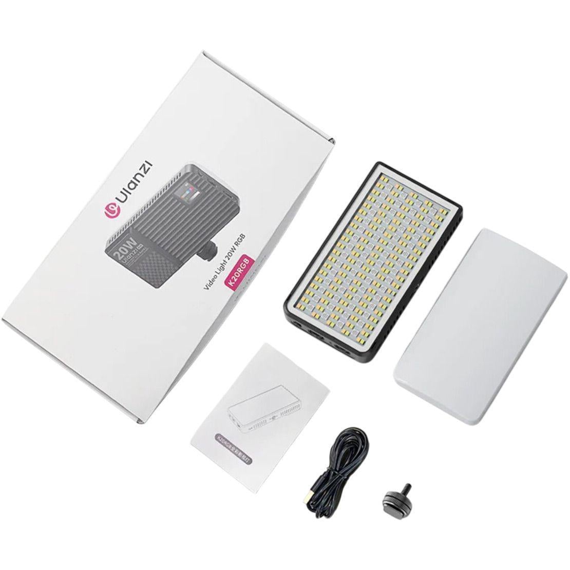 Накамерный свет Ulanzi K20 RGB 20W Panel Light UV-L207 Black (2966281699)