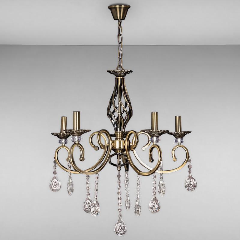 Люстра подвесная свечи Light House SR-17041/5 AB Бронзовый