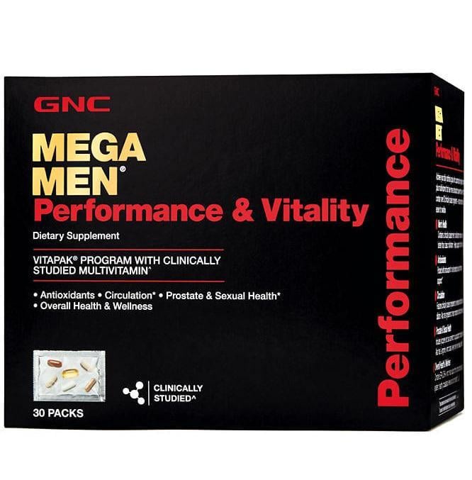 Мультивитамины GNC Mega Men Performance & Vitality 30 пакетов (2509860390)