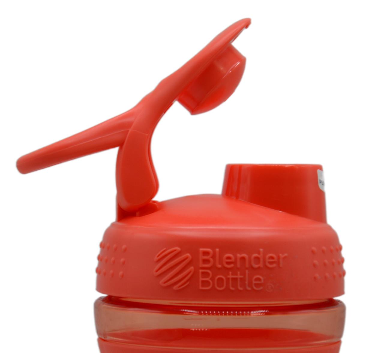 Шейкер спортивний Blender Bottle SportMixer Flip 28 oz/820 мл Coral - фото 6