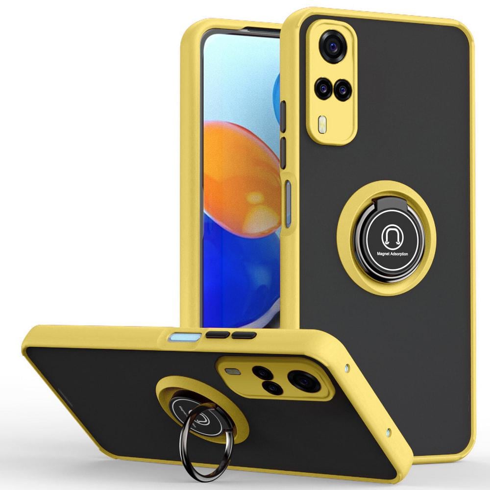 Защитный чехол MatteLuxe Vivo Y53s (с кольцом) Yellow (34102-0A) Защитный чехол MatteLuxe Vivo Y53s (с кольцом) Yellow (34102-0A)