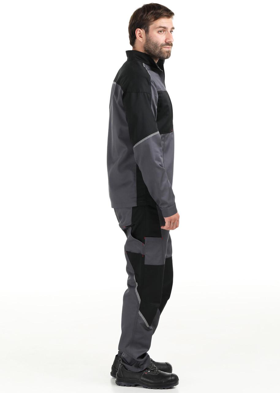 Куртка рабочая Патриот 55500030 р. 44-46 180-191 см Серо-черный (2564951383) - фото 2 Куртка рабочая Патриот 55500030 р. 44-46 180-191 см Серо-черный (2564951383) - фото 2