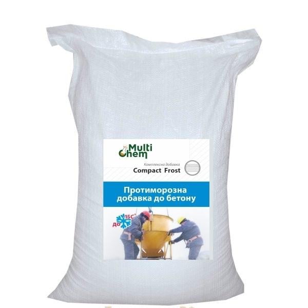 Добавка для бетона тротуарной плитки Compact Frost Premium Противоморозная 25 кг (26749264)