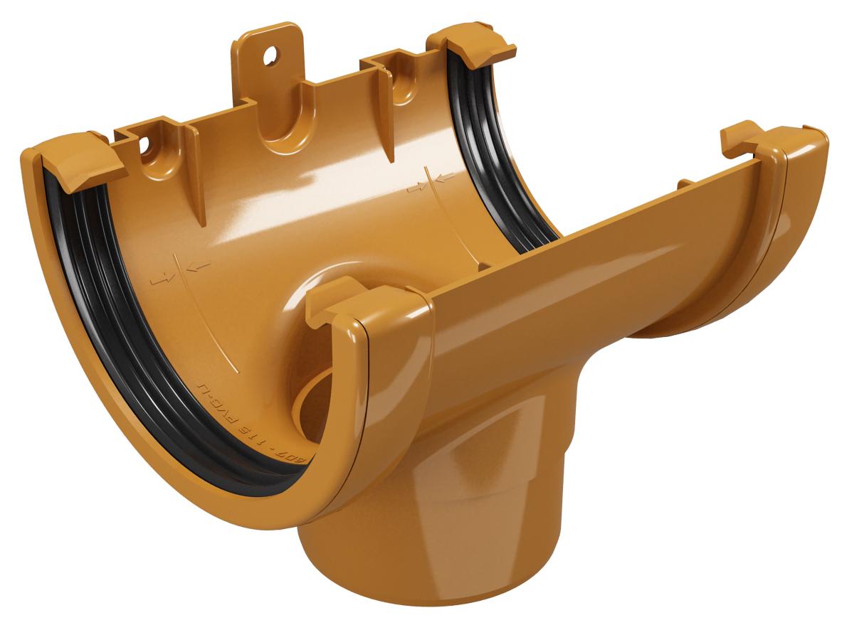 Воронка желоба DEVOREX Classic 120 Терракот (11674334) - фото 1 Воронка желоба DEVOREX Classic 120 Терракот (11674334) - фото 1